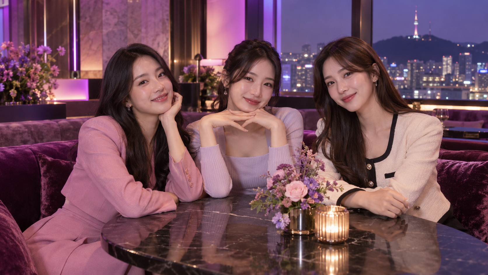 신촌 셔츠룸 캐슬 모델 이미지 3인